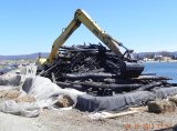 Debris Stockpile at the Silver Lake Area