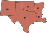 EPA Region 6, which contains New Mexico, Texas, Oklahoma, Arkansas and Louisiana.
