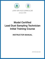 Cover of the 2026 Lead Dust Sampling Technician Training Course Instructor Manual