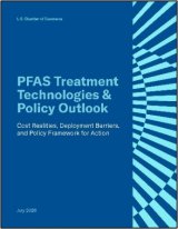 A cover photo of the chamber publication "PFAS Treatment Technologies and Policy Outlook"